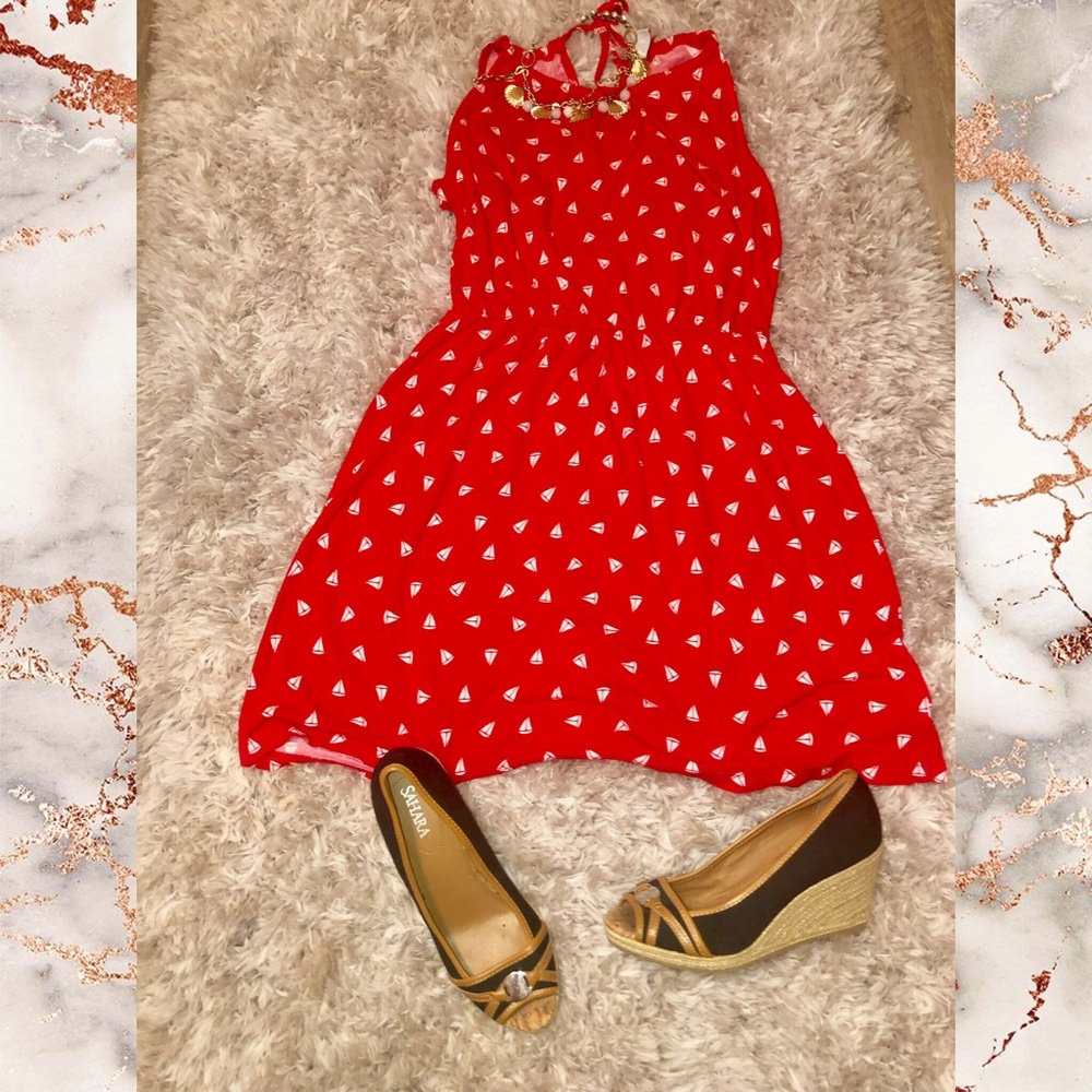 Old Navy Flirty naval themed dress